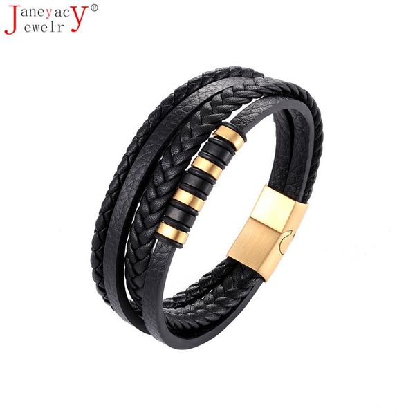 link, chain 2021 brand bracelet genuine leather men stainless steel bracelets multilayer rope for male jewelry wholesale, Black
link, chain 2021 brand bracelet genuine leather men stainless steel bracelets multilayer rope for male jewelry wholesale, Black
