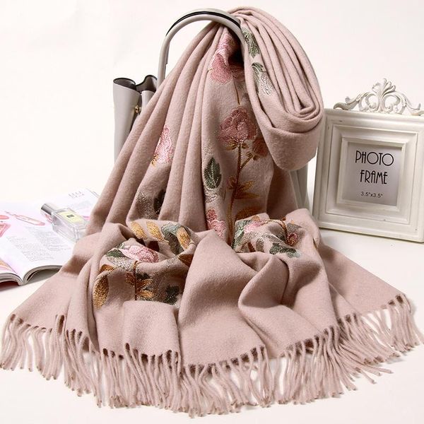 scarves fine embroidered wool scarf women solid beige pashimina shawls for wedding wraps winter ladies 100% foulard hiver, Blue;gray
scarves fine embroidered wool scarf women solid beige pashimina shawls for wedding wraps winter ladies 100% foulard hiver, Blue;gray