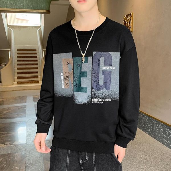 men's hoodies & sweatshirts 2021 autumn and winter style korean casual fashion trend loose round neck cotton long-sleeved sweater male, Black
men's hoodies & sweatshirts 2021 autumn and winter style korean casual fashion trend loose round neck cotton long-sleeved sweater male, Black