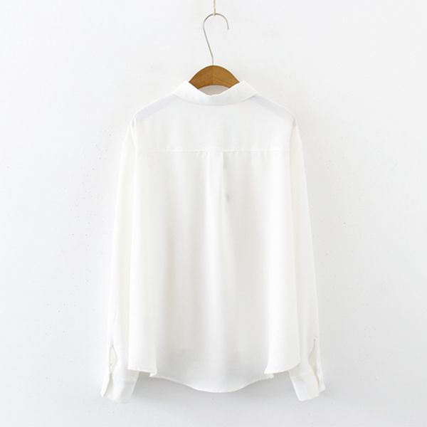 women cartoon rabbit panda cat bear embroidery cotton white shirt turn-down collar button up cute girls blouse feminina blusa t9
women cartoon rabbit panda cat bear embroidery cotton white shirt turn-down collar button up cute girls blouse feminina blusa t9
