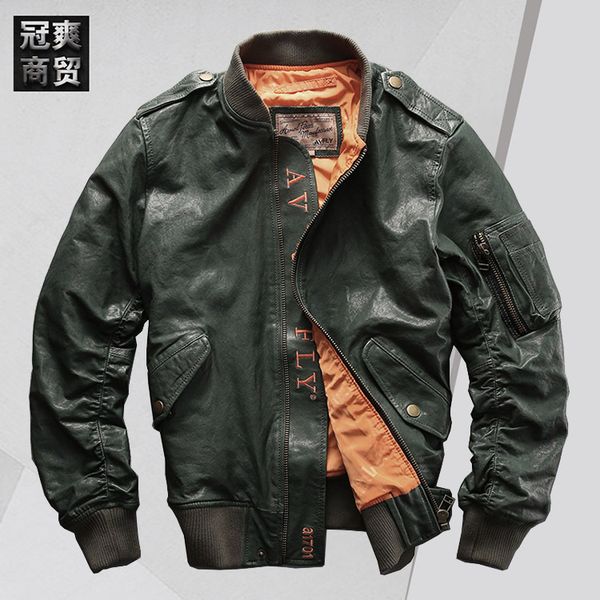 fashion leather avfly spring autumn casual baseball jacket men's british, Black
fashion leather avfly spring autumn casual baseball jacket men's british, Black