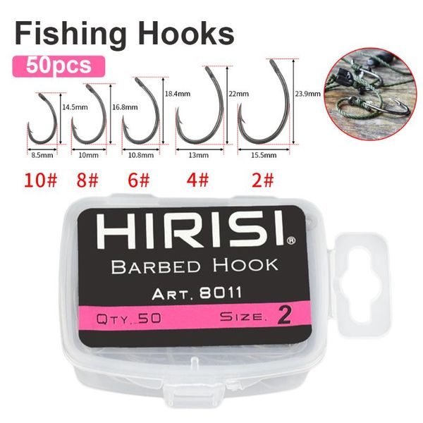 fishing hooks 50pcs portable fishhooks 5 sizes carbon steel sturdy barb carp for freshwater saltwater with plastic box
fishing hooks 50pcs portable fishhooks 5 sizes carbon steel sturdy barb carp for freshwater saltwater with plastic box