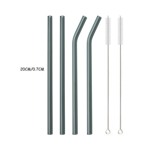 drinking straws high borosilicate colorful glass straw set reusable eco friendly cocktails bar accessories with brush
drinking straws high borosilicate colorful glass straw set reusable eco friendly cocktails bar accessories with brush
