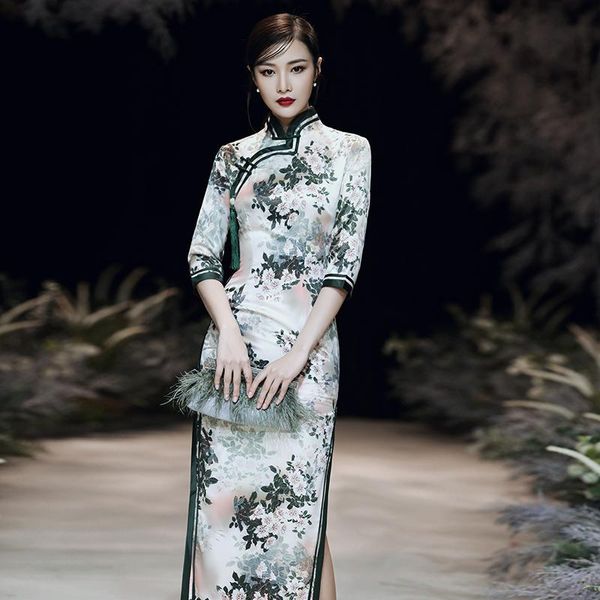 french cheongsam young chinese style retro modified dress temperament girl's daily life autumn ethnic clothing, Red
french cheongsam young chinese style retro modified dress temperament girl's daily life autumn ethnic clothing, Red