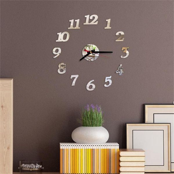 frameless diy wall mute clock 3d mirror surface sticker home office decor modern design quartz needle clocks
frameless diy wall mute clock 3d mirror surface sticker home office decor modern design quartz needle clocks