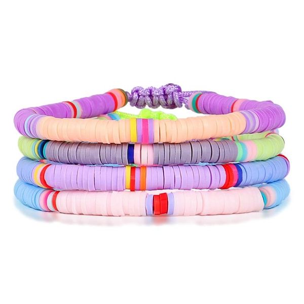 charm bracelets boho colorful polymer clay bracelet set elastic soft pottery female summer beach jewelry, Golden;silver
charm bracelets boho colorful polymer clay bracelet set elastic soft pottery female summer beach jewelry, Golden;silver