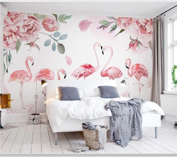 wallpapers papel de parede pink medieval flamingo watercolor rose flower 3d wallpaper,living room tv wall bedroom papers home decor
wallpapers papel de parede pink medieval flamingo watercolor rose flower 3d wallpaper,living room tv wall bedroom papers home decor