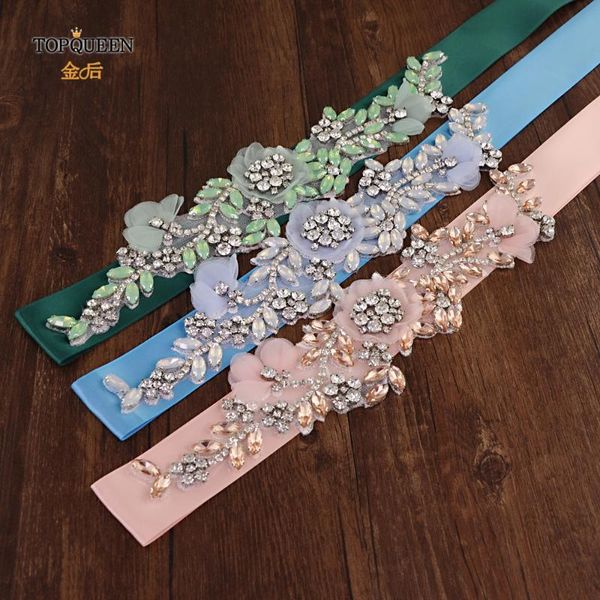 wedding sashes ueen s419 belts rhinestone flower belt for party dresses elegant women's formal maternity, White
wedding sashes ueen s419 belts rhinestone flower belt for party dresses elegant women's formal maternity, White