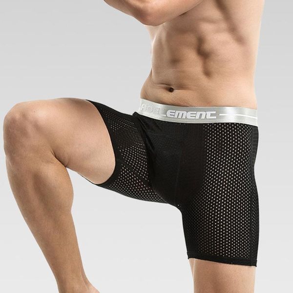 underpants boxer underwear briefs fitness lengthen men nylon+mesh seamless, Black;white
underpants boxer underwear briefs fitness lengthen men nylon+mesh seamless, Black;white