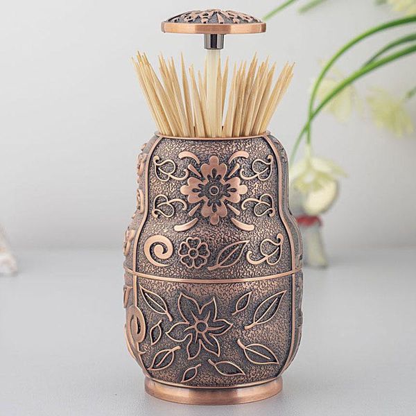 kitchen storage & organization vintage metal box toothpick holder luxury press automatic push case home restaurant deskdecoration
kitchen storage & organization vintage metal box toothpick holder luxury press automatic push case home restaurant deskdecoration