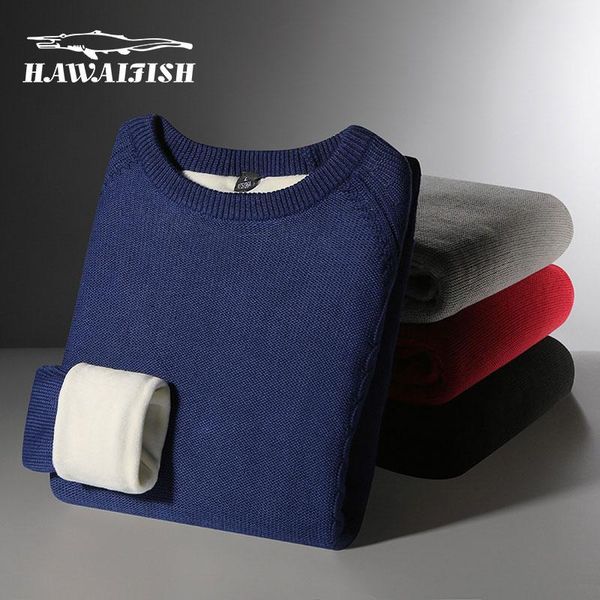 men's sweaters hawaifish brand winter sweater 2021 round neck plus velvet thick menswear casual korean version slim warm fashion pullov, White;black
men's sweaters hawaifish brand winter sweater 2021 round neck plus velvet thick menswear casual korean version slim warm fashion pullov, White;black