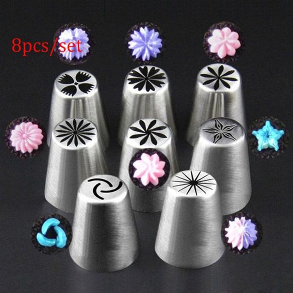 cake decorating tools 8pcs russian flower tool stainless steel garland 8 types birthday children gift
cake decorating tools 8pcs russian flower tool stainless steel garland 8 types birthday children gift