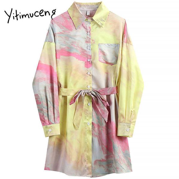 yitimuceng print sashes blouse women button shirts loose spring fashion long sleeve turn-down collar single breasted 210601, White
yitimuceng print sashes blouse women button shirts loose spring fashion long sleeve turn-down collar single breasted 210601, White