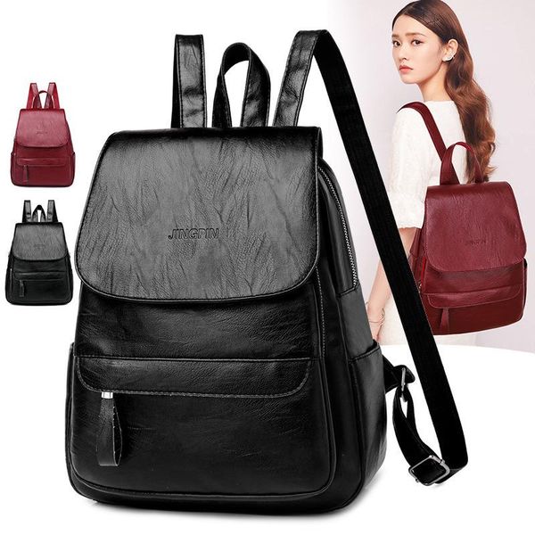 backpack 2021 casual female large-capacity girl ladies leather fashion packbag school bag
backpack 2021 casual female large-capacity girl ladies leather fashion packbag school bag