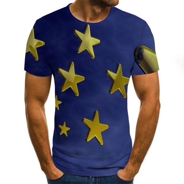 men's t-shirts fashion t-shirt 3d five-pointed star print pattern short-sleeved summer casual tee o-neck male, White;black
men's t-shirts fashion t-shirt 3d five-pointed star print pattern short-sleeved summer casual tee o-neck male, White;black