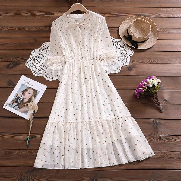 casual dresses 2021 autumn artistic hipster sweet floral waist slimming fairy temperamental chiffon long-sleeved dress overknee, Black;gray
casual dresses 2021 autumn artistic hipster sweet floral waist slimming fairy temperamental chiffon long-sleeved dress overknee, Black;gray