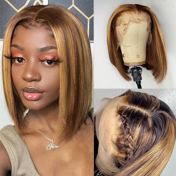lace wigs highlight wig human hair bob honey blonde front for women straight ombre brazilian 4/27 13x1 t part hd frontal, Black;brown
lace wigs highlight wig human hair bob honey blonde front for women straight ombre brazilian 4/27 13x1 t part hd frontal, Black;brown