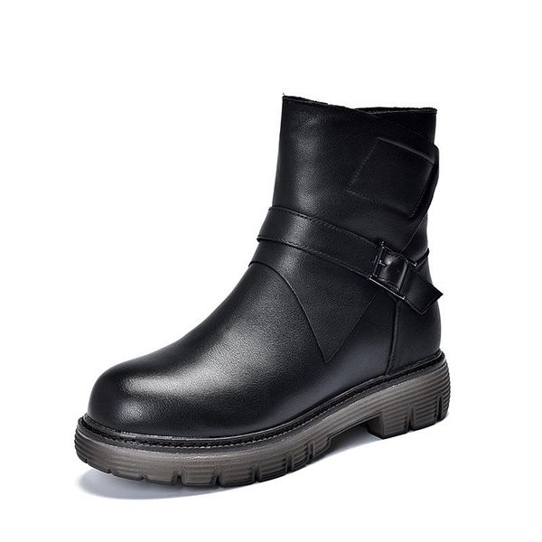 boots yourseason winter ladies genuine leather 2021 warm round toe flat with women handmade ankle platform zip plush shoes, Black
boots yourseason winter ladies genuine leather 2021 warm round toe flat with women handmade ankle platform zip plush shoes, Black