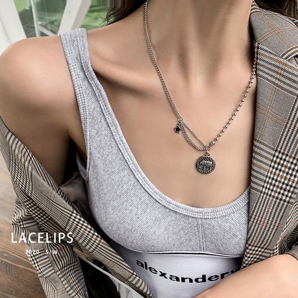 retro old necklace female ins hip-hop elephant clavicle chain simple trend sweater short pendant necklaces, Silver
retro old necklace female ins hip-hop elephant clavicle chain simple trend sweater short pendant necklaces, Silver