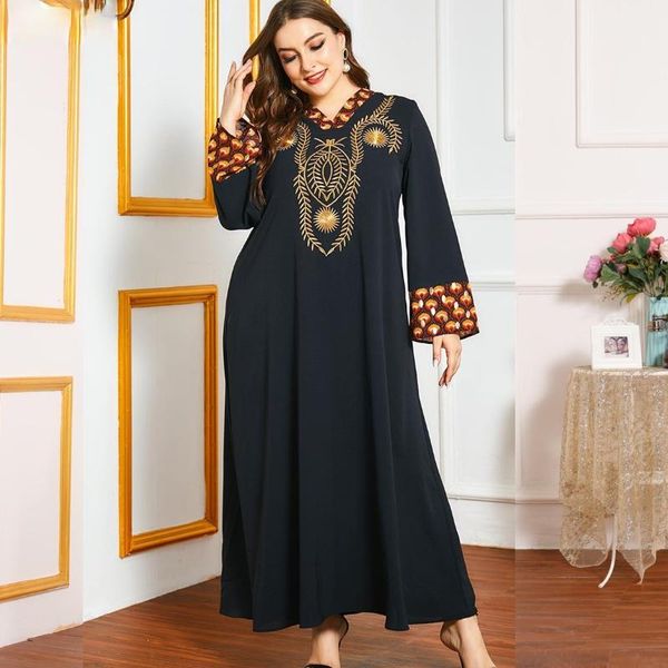 ethnic clothing 2021 muslim large size fashion spring and autumn women heavy industry embroidery long sleeve stitching casual dress, Red
ethnic clothing 2021 muslim large size fashion spring and autumn women heavy industry embroidery long sleeve stitching casual dress, Red