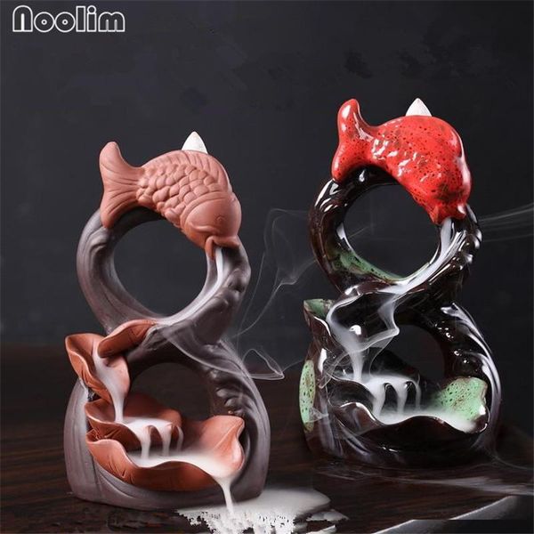 fragrance lamps carp fish lotus waterfall backflow incense burner creative handmade home decor ornaments censer holder
fragrance lamps carp fish lotus waterfall backflow incense burner creative handmade home decor ornaments censer holder
