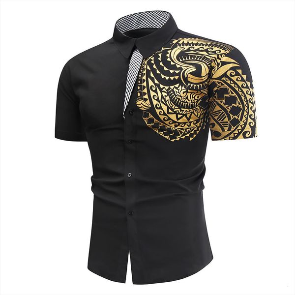 streetwear vintage summer mens polos white shirt casual chest tattoo bronzing printing button short sleeved chemise homme, White;black
streetwear vintage summer mens polos white shirt casual chest tattoo bronzing printing button short sleeved chemise homme, White;black