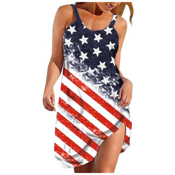 loose overalls beach dress personalized round neck flag print women summer casual sundress vestido de mujer dresses, Black;gray
loose overalls beach dress personalized round neck flag print women summer casual sundress vestido de mujer dresses, Black;gray