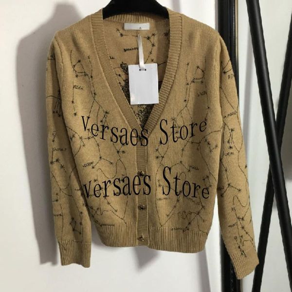 women's knits & tees 2021 luxury design autumn winter celebrities custom- love button constellation embroidery aesthetic cropped cardig, White
women's knits & tees 2021 luxury design autumn winter celebrities custom- love button constellation embroidery aesthetic cropped cardig, White