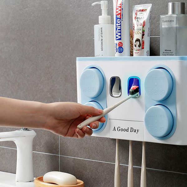 toothbrush holders punch-creative cup hair dryer storage rack bathroom accessories convenient automatic toothpaste squeezing 
toothbrush holders punch-creative cup hair dryer storage rack bathroom accessories convenient automatic toothpaste squeezing