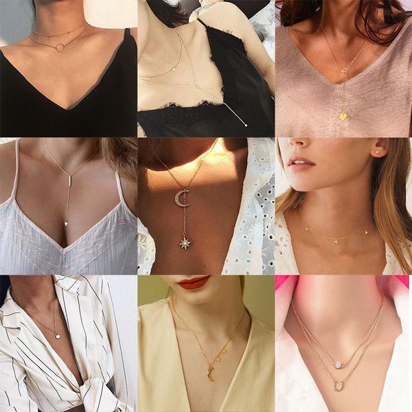 pendant necklaces rock choker lock necklace layered chain on the neck with punk jewelry mujer key padlock for women gift, Silver
pendant necklaces rock choker lock necklace layered chain on the neck with punk jewelry mujer key padlock for women gift, Silver