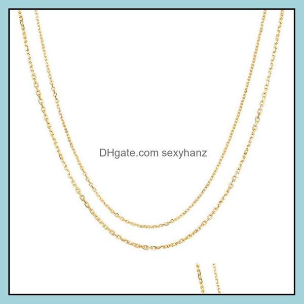necklaces & pendants chains 14k solid gold jewelry real yellow pure cross diamond cut chain necklace for woman drop delivery 2021 9ze5k, Silver
necklaces & pendants chains 14k solid gold jewelry real yellow pure cross diamond cut chain necklace for woman drop delivery 2021 9ze5k, Silver