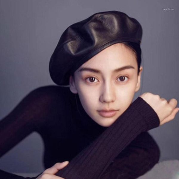 beret cap fashion women casual pu leather hat for autumn winter retro beanie caps berets, Blue;gray
beret cap fashion women casual pu leather hat for autumn winter retro beanie caps berets, Blue;gray