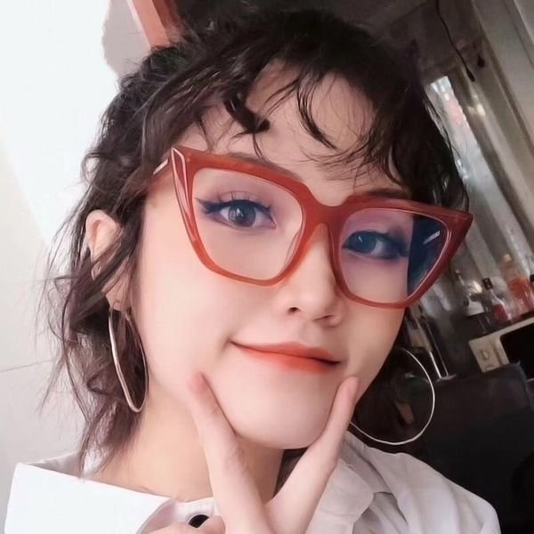 fashion sunglasses frames big frame cat eye women trend anti blue light eyewear 3362 computer optical eyeglasses myopia men glasses, Black
fashion sunglasses frames big frame cat eye women trend anti blue light eyewear 3362 computer optical eyeglasses myopia men glasses, Black