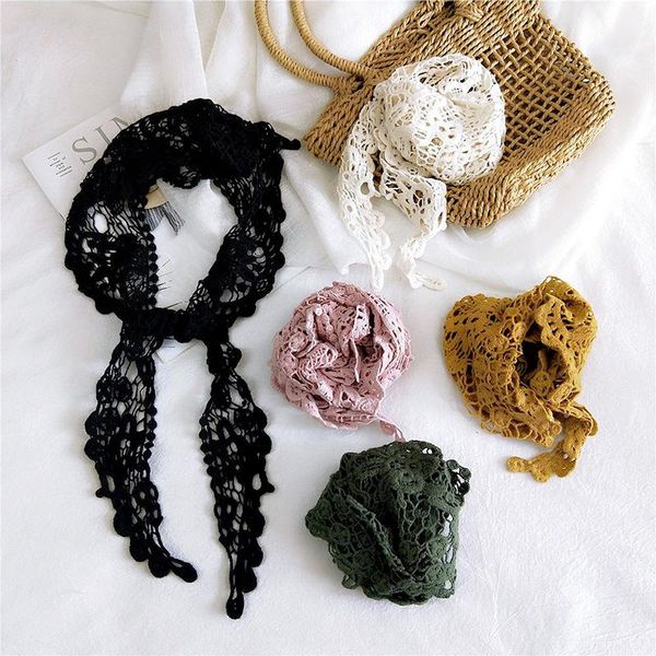 scarves 2021 summer women scarf white black triangle lace handkerchief elegant flower silk head scarfs bandana, Blue;gray
scarves 2021 summer women scarf white black triangle lace handkerchief elegant flower silk head scarfs bandana, Blue;gray