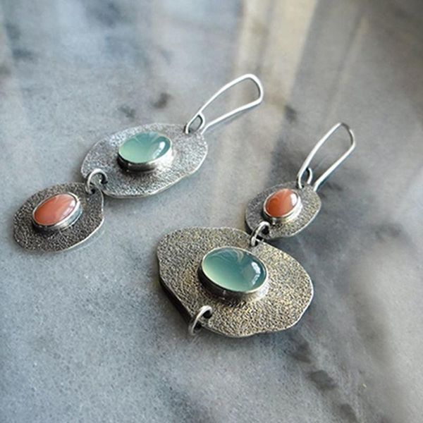 dangle & chandelier vintage pendientes natural stone drop earrings for women boho ethnic handmade asymmetric earring wedding jewelry gift, Silver
dangle & chandelier vintage pendientes natural stone drop earrings for women boho ethnic handmade asymmetric earring wedding jewelry gift, Silver