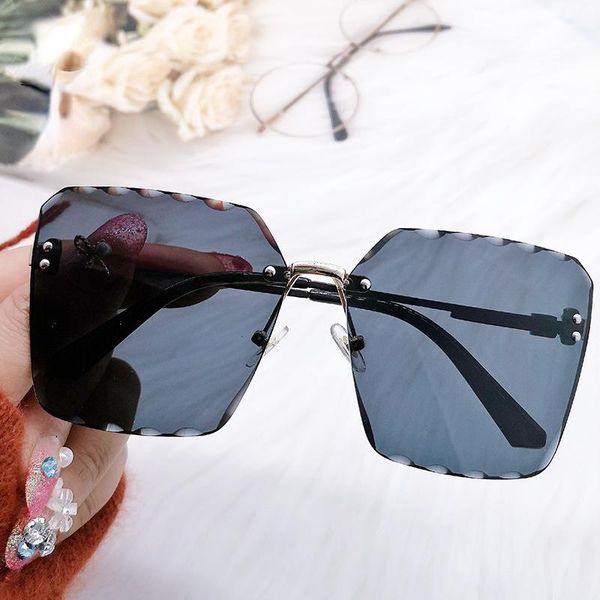 outdoor eyewear oloey large rimless sunglasses women elegant trimming square metal female fashion camping hiking sun glasses uv400 gafas
outdoor eyewear oloey large rimless sunglasses women elegant trimming square metal female fashion camping hiking sun glasses uv400 gafas