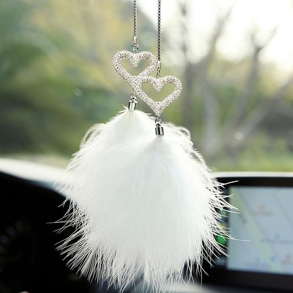 interior decorations automobiles feather inlaid diamond double clover pendant rear mirror hanging accessories
interior decorations automobiles feather inlaid diamond double clover pendant rear mirror hanging accessories