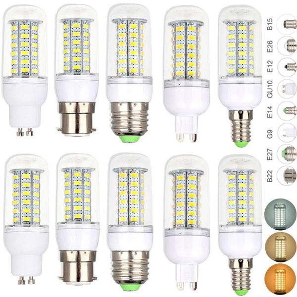 bulbs 10x led corn lamp e27 e14 b22 smd 5730 chip 24/36/48/56/69/72leds light 360 beam angle for droplight 220v replace
bulbs 10x led corn lamp e27 e14 b22 smd 5730 chip 24/36/48/56/69/72leds light 360 beam angle for droplight 220v replace