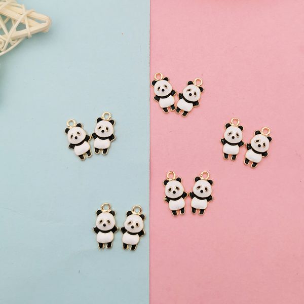 10pcs cute panda earrings pendant enamel charms diy jewelry findings kawaii necklace bracelet dangle small accessory 10*18mm, Bronze;silver
10pcs cute panda earrings pendant enamel charms diy jewelry findings kawaii necklace bracelet dangle small accessory 10*18mm, Bronze;silver