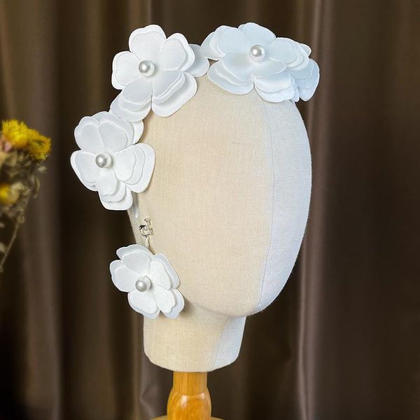 hair clips & barrettes big white floral wedding crowns headband tiaras pearl evening hairbands brides accessories prom jewelry adorno de pel, Golden;silver
hair clips & barrettes big white floral wedding crowns headband tiaras pearl evening hairbands brides accessories prom jewelry adorno de pel, Golden;silver