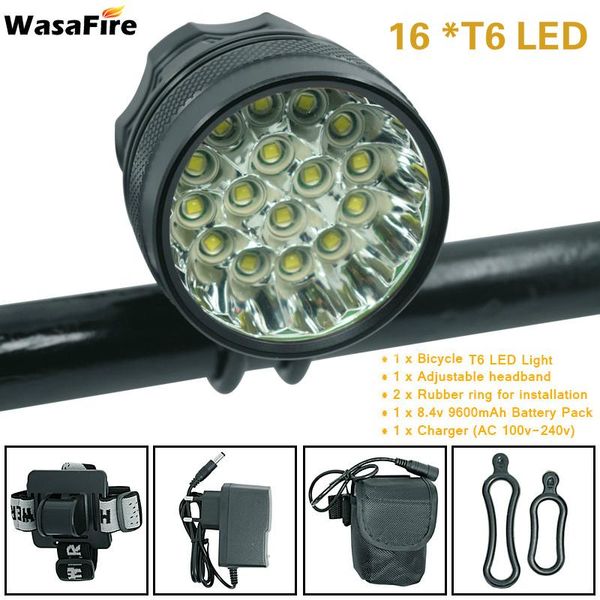 bike lights 40000lm led headlight farol light 16*t6 xml-t6 bicycle lantern 3 modes cycling front lamp for night riding
bike lights 40000lm led headlight farol light 16*t6 xml-t6 bicycle lantern 3 modes cycling front lamp for night riding