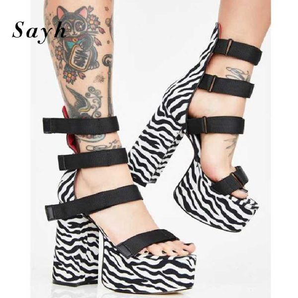 summer sandals women zebra stripes peep toe pumps platform thick high heels chunky heel runway shoes dress, Black
summer sandals women zebra stripes peep toe pumps platform thick high heels chunky heel runway shoes dress, Black