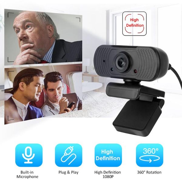 webcams usb webcam high definition 1080p web camera built-in microphone with clip-on base cam for lapcomputer plug and play
webcams usb webcam high definition 1080p web camera built-in microphone with clip-on base cam for lapcomputer plug and play