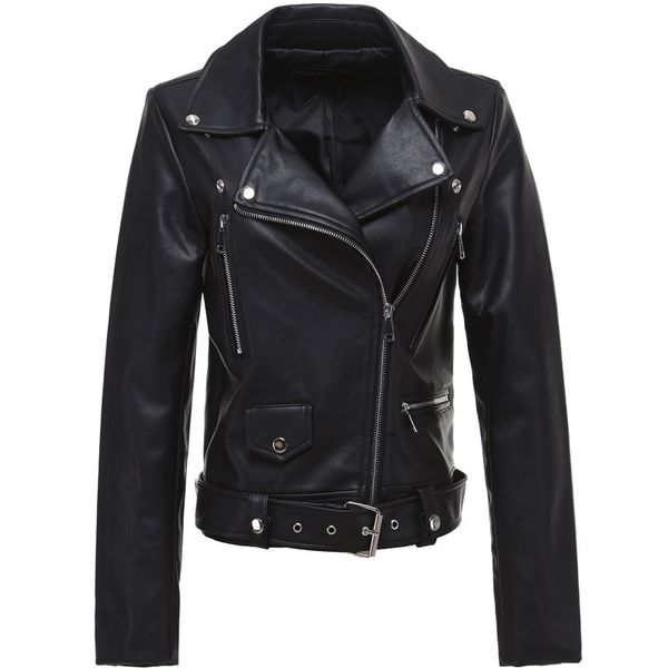 women's fur & faux autumn women black slim cool lady pu leather jackets sweet female zipper outwear coat plus size 99o6
women's fur & faux autumn women black slim cool lady pu leather jackets sweet female zipper outwear coat plus size 99o6
