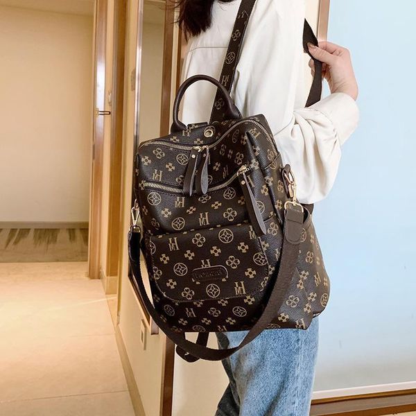 sacoche women's multifunctional backpacks 2021 wild travel large-capacity school bag casual lady pu leather backpack for women style
sacoche women's multifunctional backpacks 2021 wild travel large-capacity school bag casual lady pu leather backpack for women style