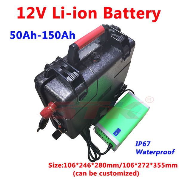 gtk battery waterproof 12v 100ah 150ah 120ah 80ah 60ah 50ah lithium li ion battery pack for propeller golf cart fishing finder boats charger
gtk battery waterproof 12v 100ah 150ah 120ah 80ah 60ah 50ah lithium li ion battery pack for propeller golf cart fishing finder boats charger
