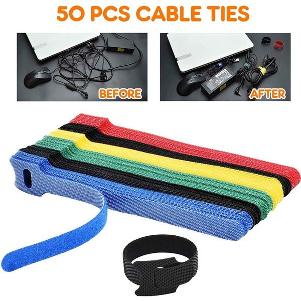 hubs fast deliver 50pcs reusable fastening cable ties microfiber hook loop cords wrap management sujetacables con dropping ship
hubs fast deliver 50pcs reusable fastening cable ties microfiber hook loop cords wrap management sujetacables con dropping ship