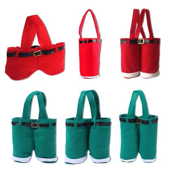 christmas decorations portable candy bag santa pants trousers basket with handle wine merry year gift wedding party decoration
christmas decorations portable candy bag santa pants trousers basket with handle wine merry year gift wedding party decoration