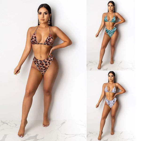 2020 spring new beach print leopard split swimsuit bikini two piece women's suit, White;black
2020 spring new beach print leopard split swimsuit bikini two piece women's suit, White;black