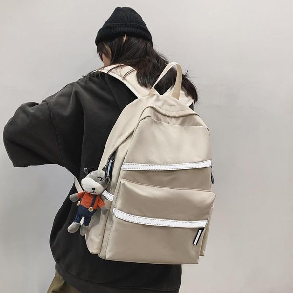 backpack reflective strap women travel nylon schoolbag for teenage girls lady lapfashion student book rucksack
backpack reflective strap women travel nylon schoolbag for teenage girls lady lapfashion student book rucksack